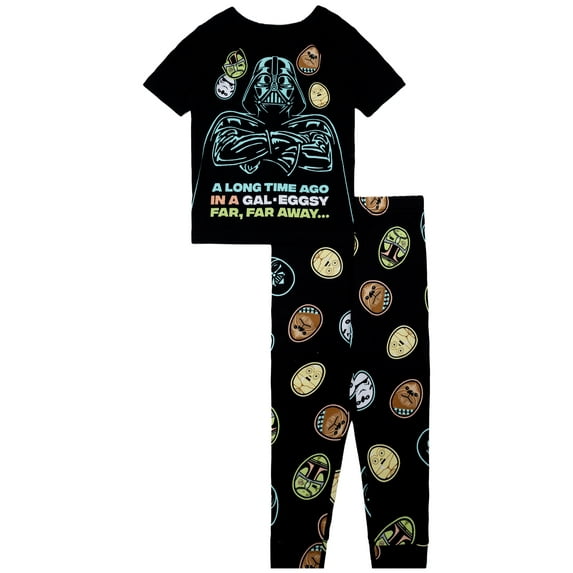 Star Wars Easter 2-Piece Long Sleeve and Pant Snug Fit Pajama Set, Sizes 4-10