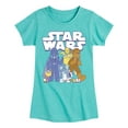 thumbnail image 1 of Star Wars - Easter Logo - Toddler And Youth Girls Fitted Short Sleeve Graphic T-Shirt, 1 of 5