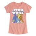 thumbnail image 1 of Star Wars - Easter Logo - Toddler And Youth Girls Fitted Short Sleeve Graphic T-Shirt, 1 of 5
