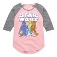 thumbnail image 1 of Star Wars - Easter Logo - Toddler And Youth Girls Shirt Tail Raglan, 1 of 5