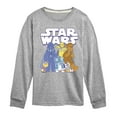 thumbnail image 1 of Star Wars - Easter Logo - Toddler And Youth Long Sleeve Graphic T-Shirt, 1 of 5