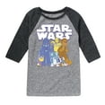 thumbnail image 1 of Star Wars - Easter Logo - Toddler And Youth Raglan, 1 of 5