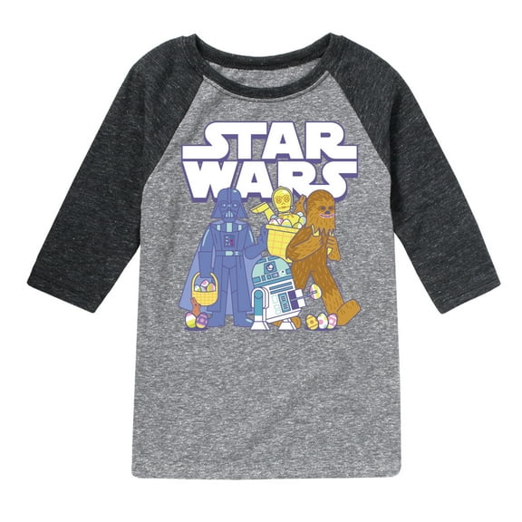 Star Wars - Easter Logo - Toddler And Youth Raglan