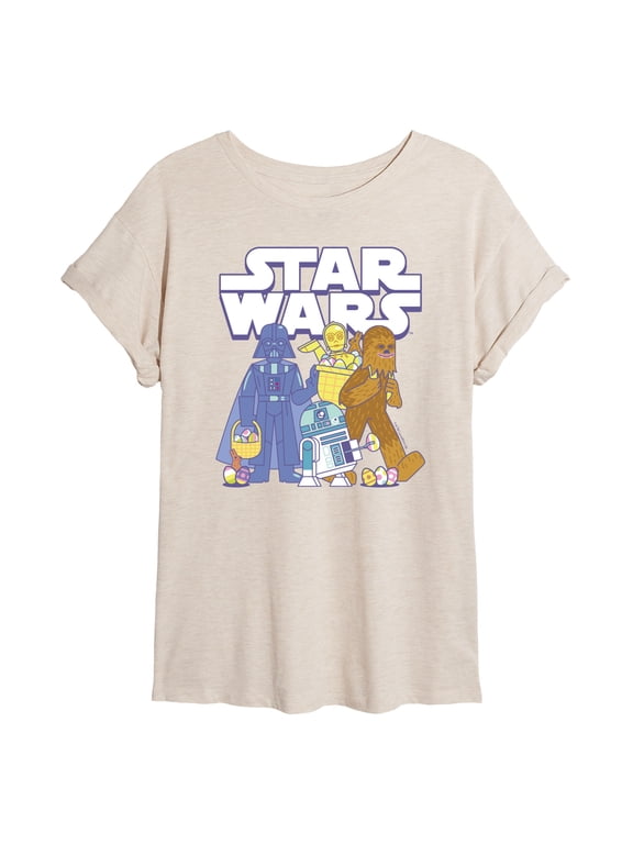 - Easter Logo - Women's Oversized Graphic T-Shirt