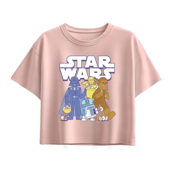 Star Wars - Easter Logo - Youth Girls Boxy T-Shirt