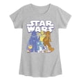 thumbnail image 1 of Star Wars - Easter Logo - Youth Girls Fitted Short Sleeve T-Shirt, 1 of 3
