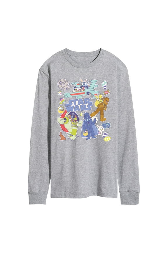 - Easter Sticker - Men's Long Sleeve Graphic T-Shirt