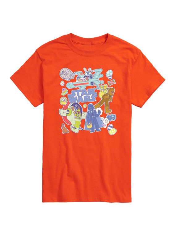 - Easter Sticker Men's Short Sleeve Graphic T-Shirt