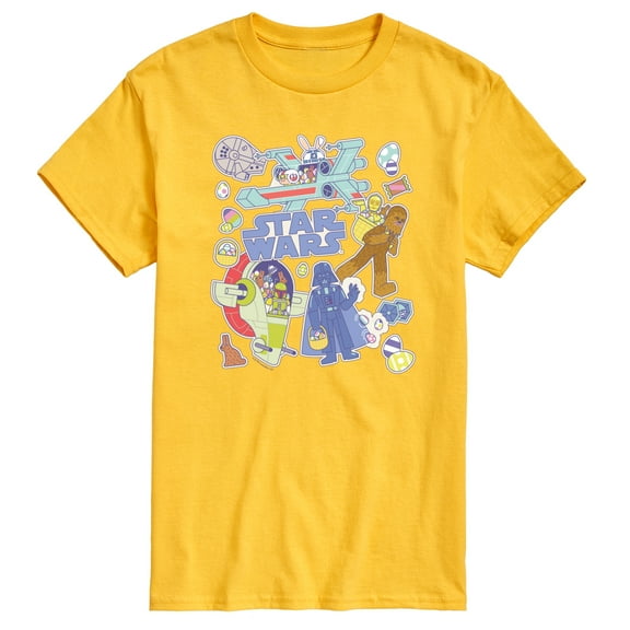 Star Wars - Easter Sticker - Men's Short Sleeve Graphic T-Shirt