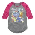 thumbnail image 1 of Star Wars - Easter Sticker - Toddler And Youth Girls Shirt Tail Raglan, 1 of 5