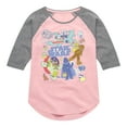 thumbnail image 1 of Star Wars - Easter Sticker - Toddler And Youth Girls Shirt Tail Raglan, 1 of 5