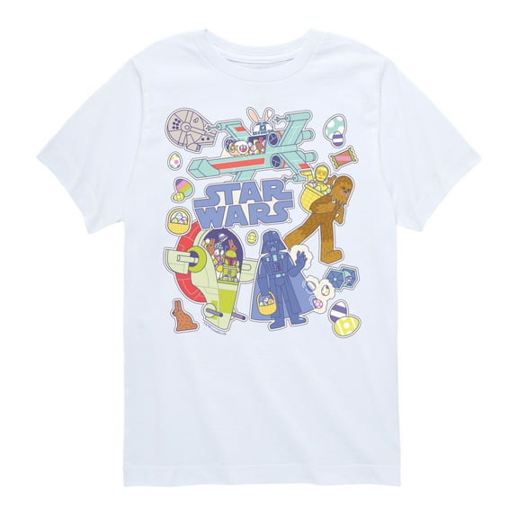 Star Wars - Easter Sticker - Toddler And Youth Short Sleeve Graphic T-Shirt