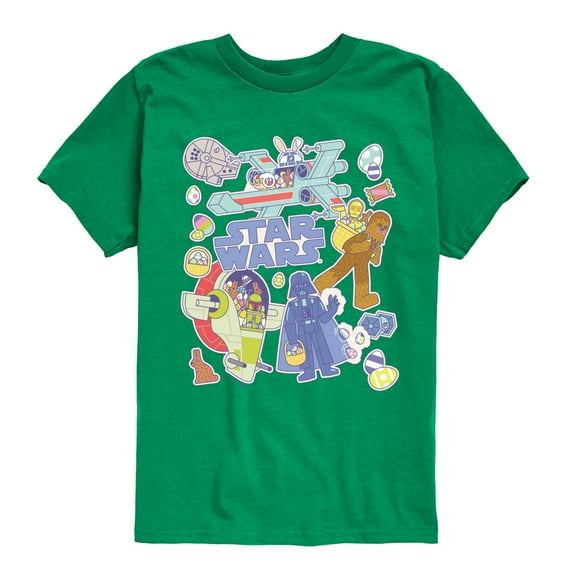 Star Wars - Easter Sticker - Toddler And Youth Short Sleeve Graphic T-Shirt