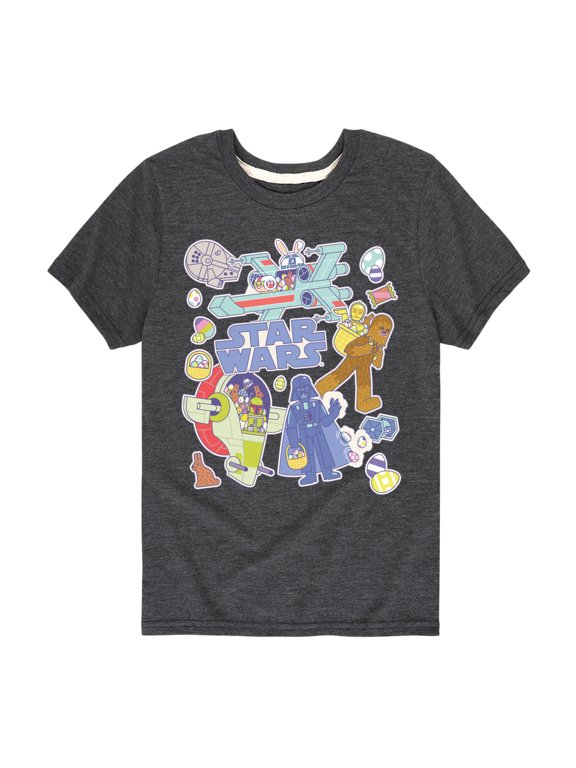 - Easter Sticker Boys' Short Sleeve Graphic T-Shirt