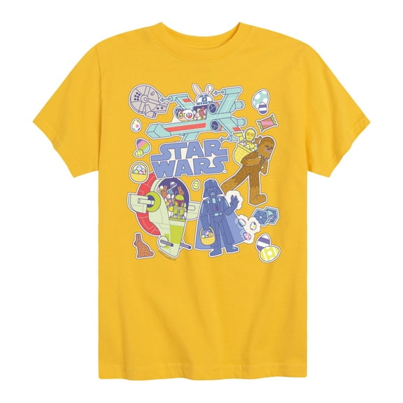 Star Wars - Easter Sticker - Toddler And Youth Short Sleeve Graphic T-Shirt