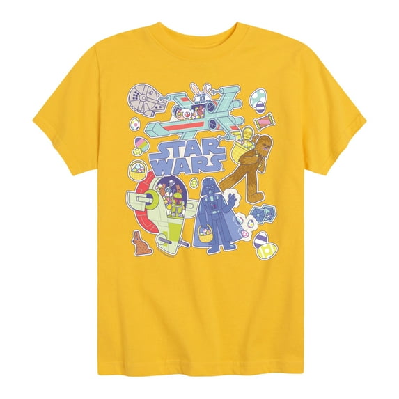 Star Wars - Easter Sticker - Toddler And Youth Short Sleeve Graphic T-Shirt