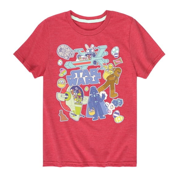 Star Wars - Easter Sticker - Toddler And Youth Short Sleeve Graphic T-Shirt