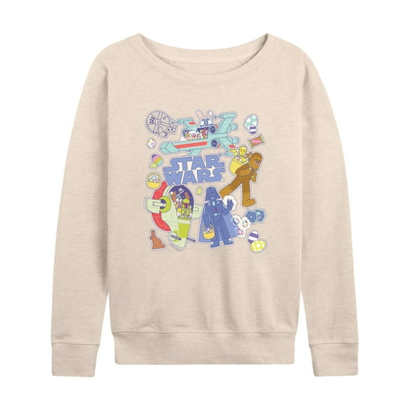 Star Wars - Easter Sticker - Women's French Terry Pullover Sweatshirt