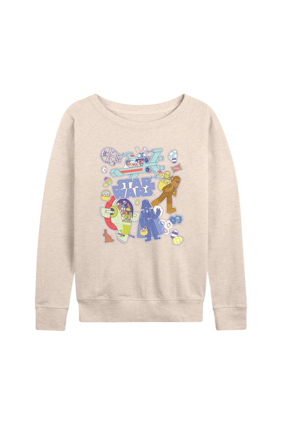 - Easter Sticker - Women's French Terry Pullover Long Sleeve Shirt