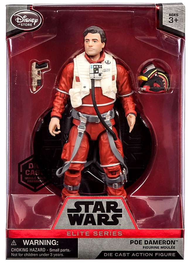 Star Wars Elite Series Poe Dameron Diecast Figure Walmart
