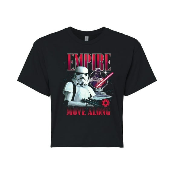 Star Wars - Empire Collage - Juniors Cropped Tee