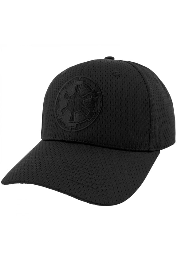 Empire Logo Black on Black Snapback Hat