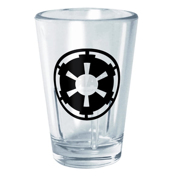 Star Wars Empire Logo Simple Tritan Shot Glass Clear 2 oz.