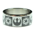 thumbnail image 1 of Star Wars Empire Rebel Alliance Logo Stainless Steel Ring | 8, 1 of 2