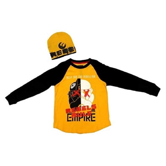 Star Wars  Empire Rule T-Shirt & Beanie Set Yellow - XL