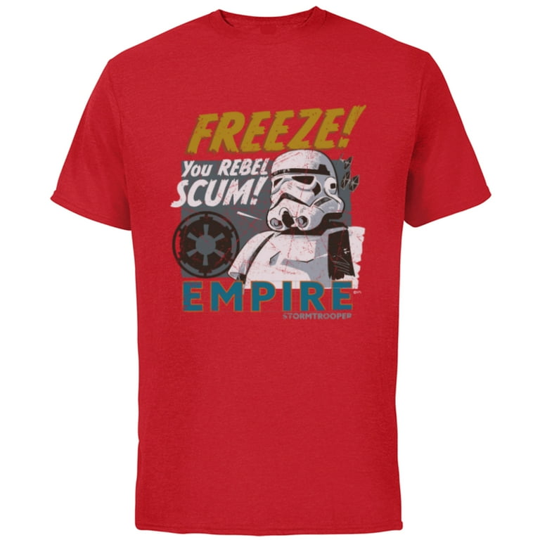 Star Wars Empire Stormtrooper Freeze You Rebel Scum! Short - Main Image