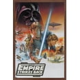 thumbnail image 1 of Star Wars: Empire Strikes Back - Cover Illustration Wall Poster, 22.375" x 34", Framed, 1 of 3
