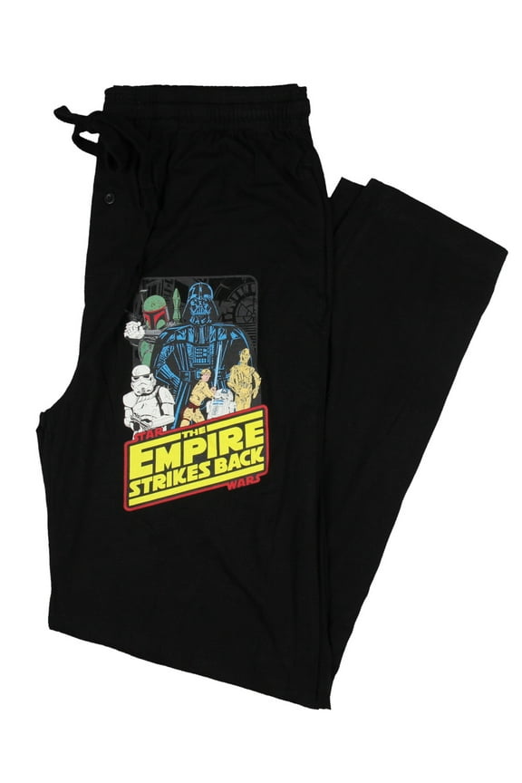 Star Wars Empire Strikes Back Men's Sleep Poster Costume Lounge Pants Small