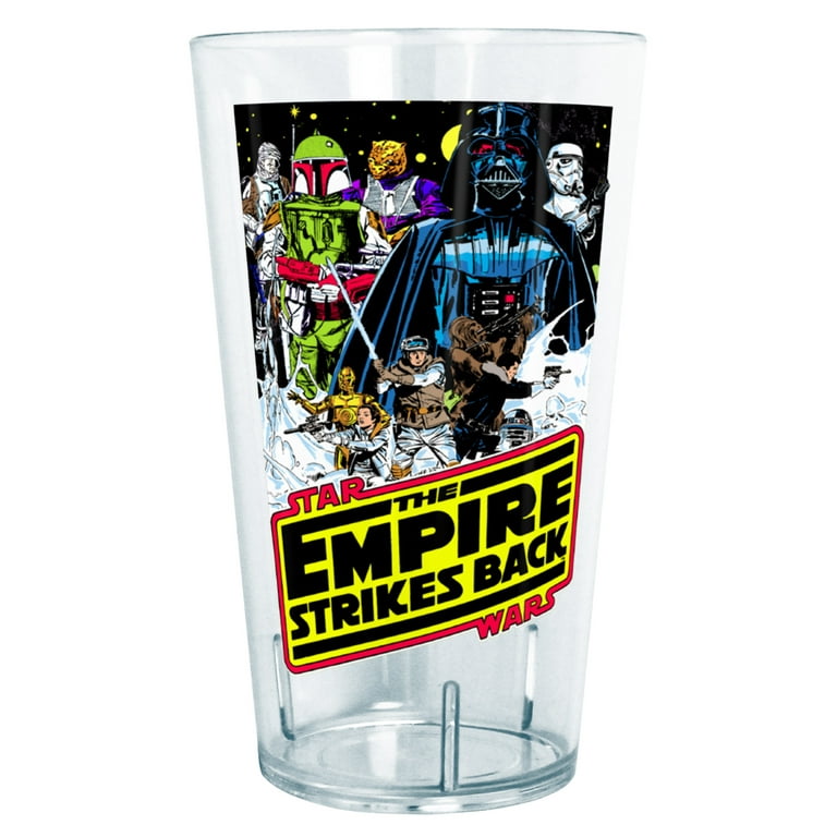 Star Wars Empire Strikes Back Tritan Drinking Cup Clear 24 oz