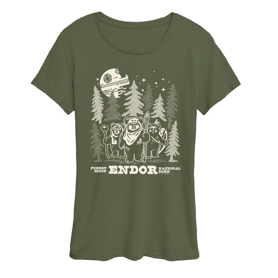 Star Wars - Endor Wildlife - Women's Short Sleeve Graphic T-Shirt