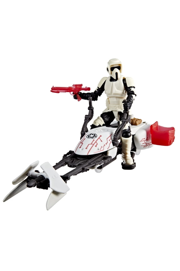 Epic World of Action Scout Trooper Action Figure & Speeder Bike (4")