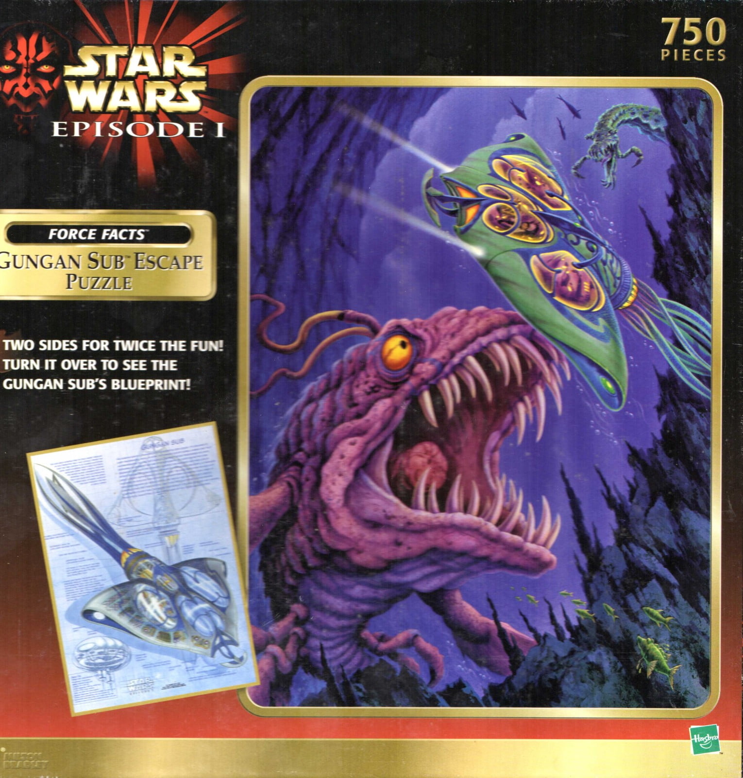 Star Wars Episode 1 - 750 Double Sided Piece Puzzle (Ramdonly