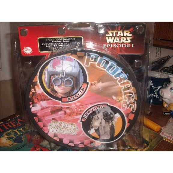 Star Wars Episode 1 Children's Dinnerware Set 3-Piece