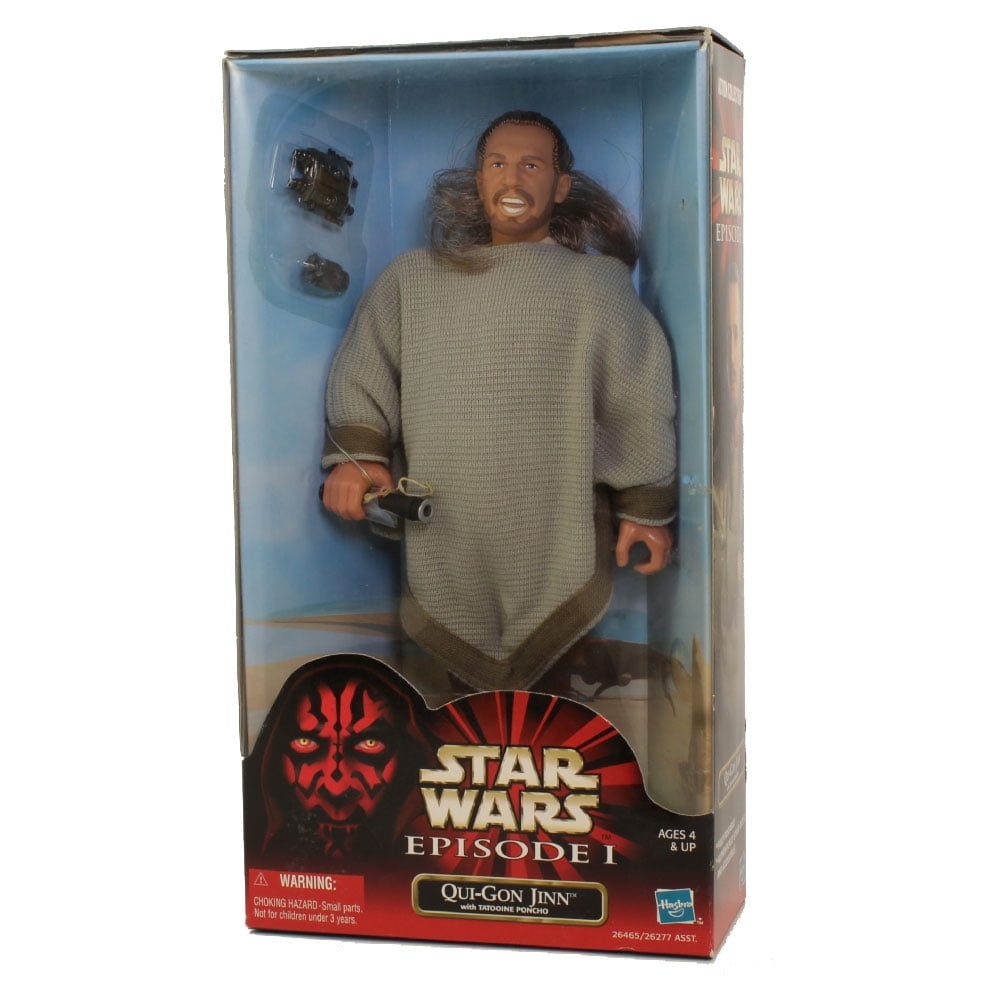 Star Wars Qui-Gon Jinn 12 Action Figure with Tatooine Poncho