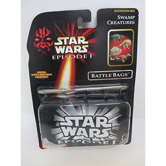 Star Wars - Episode 1 Figure Set - Battle Bags - SEA CREATURES *Version 4* (Oozing with 4 Creatures!