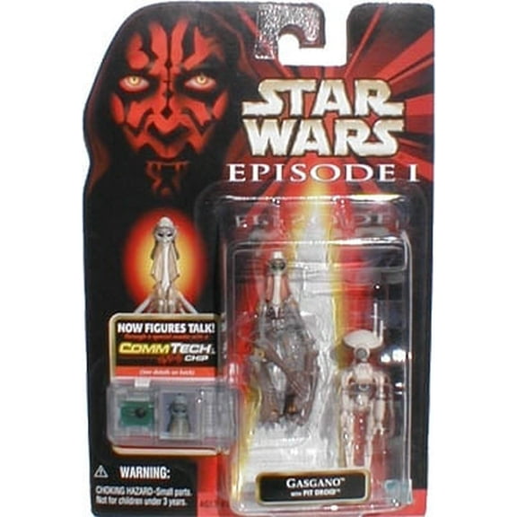 Star Wars: Episode 1 Gasgano with Pit Droid Action Figure (NON-MINT PACKAGE)
