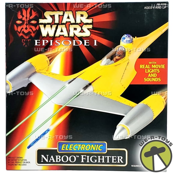 Star Wars Episode I Electronic Naboo Starfighter Vehicle 1998 Hasbro 84099