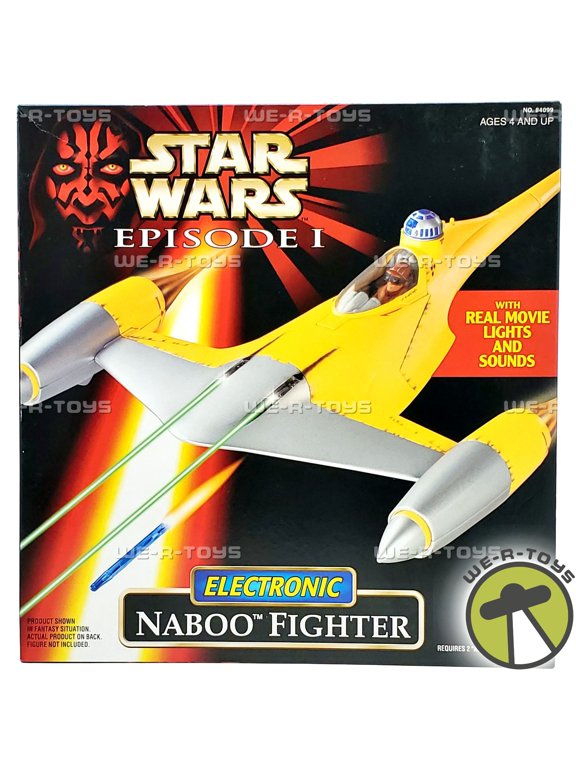 Episode I Electronic Naboo Starfighter Vehicle 1998 Hasbro 84099