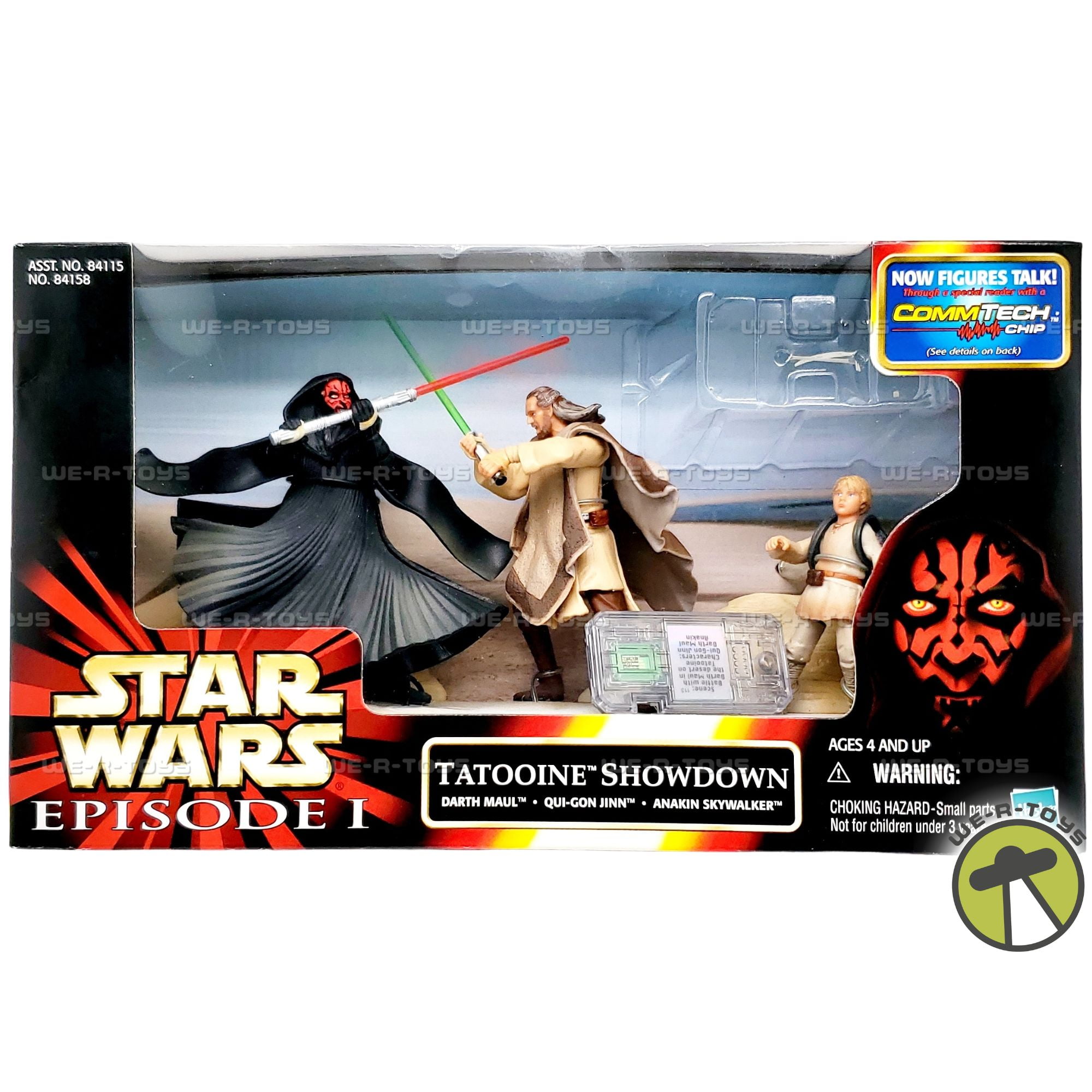 Star Wars Episode 1 Tatooine Showdown Darth Maul Qui-Gon & Anakin