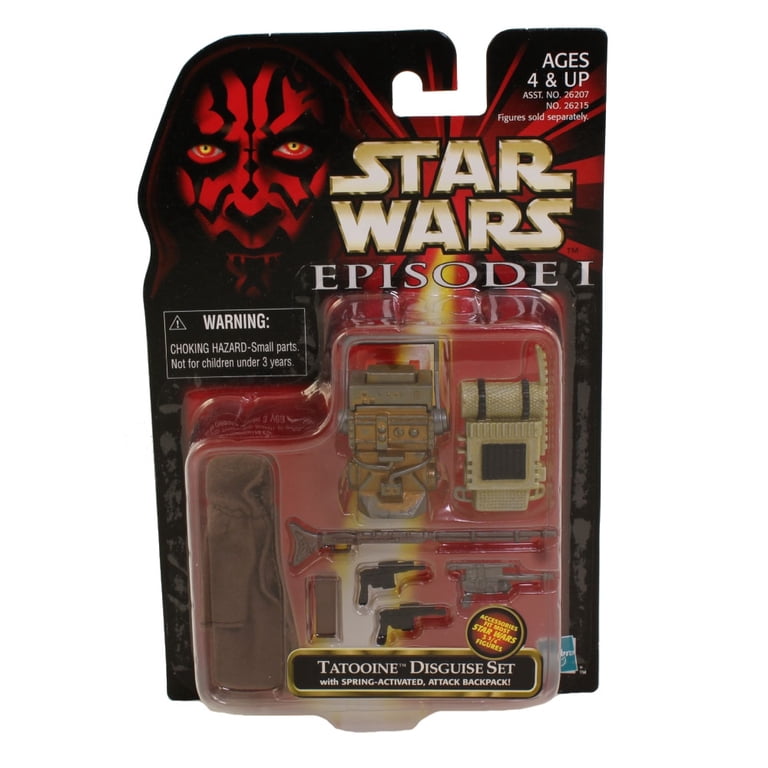 Star Wars – Set Travestimento Tatooine Con Zaino Attack A Molla – Accessorio Ultra Raro Da Collezione