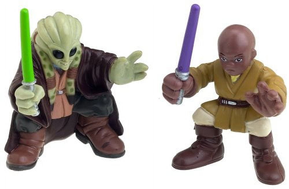 特撮 Star Wars Episode 3 Junior Figure 2 Pack Mace Windu & Kit Fisto Star Wars Episode 3 Junior Figure 2 Pack Mace Windu & Kit