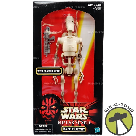 Star Wars Episode I Action Collection Battle Droid 12" Action Figure 1999 NEW