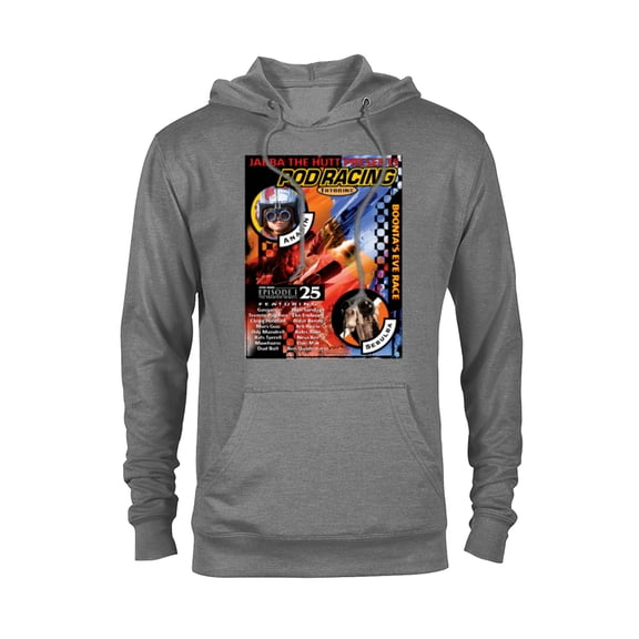 Star Wars Episode I 25th Anniversary Anakin Podracing Poster- Pullover Hoodie for Adults - Customized-Athletic Heather