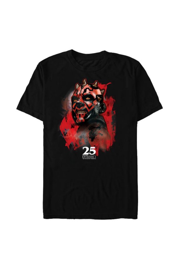 Episode I 25th Anniversary Darth Maul Sith Rage- Short Sleeve Blended T-Shirt for Adults - Customized-Black