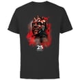 thumbnail image 1 of Star Wars Episode I 25th Anniversary Darth Maul Sith Rage- Short Sleeve Cotton T-Shirt for Adults - Customized-Black, 1 of 5