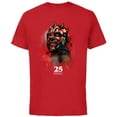 thumbnail image 1 of Star Wars Episode I 25th Anniversary Darth Maul Sith Rage- Short Sleeve Cotton T-Shirt for Adults - Customized-Red, 1 of 5